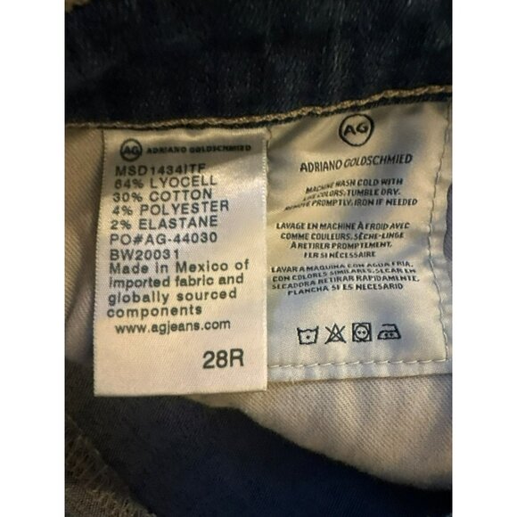 AG Adriano Goldschmied The Prima Cigarette Leg Jeans Size 28 - Picture 4 of 8